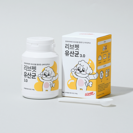 리브펫 유산균 3.0 분말형 60g 1통 (강아지·고양이)