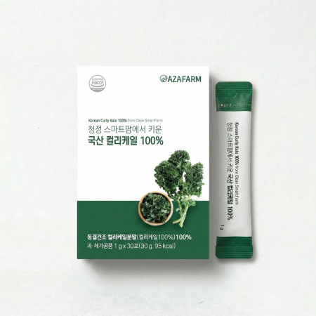 아자팜 컬리케일 1박스(30포)